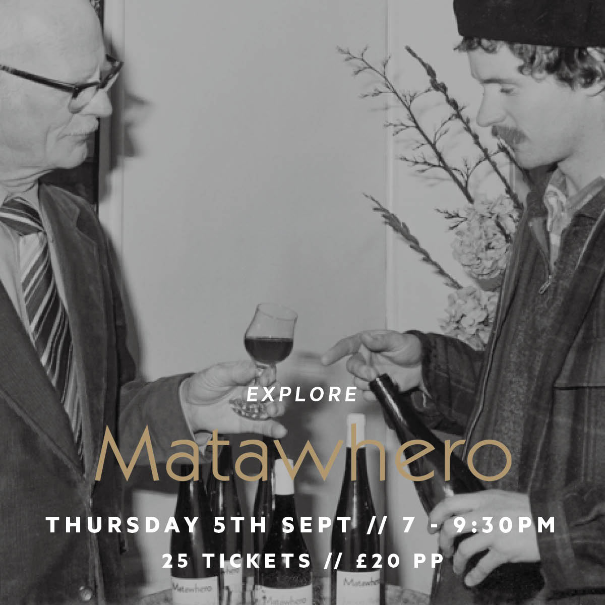 Explore Matawhero Wines // Thursday 5th September 2024 // Shop Floor Tasting