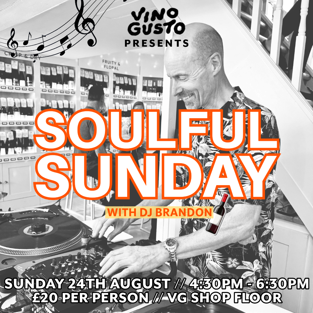 Soulful Sunday // Sunday 24th August 2025 // Shop Floor 4:30pm - 6:30pm