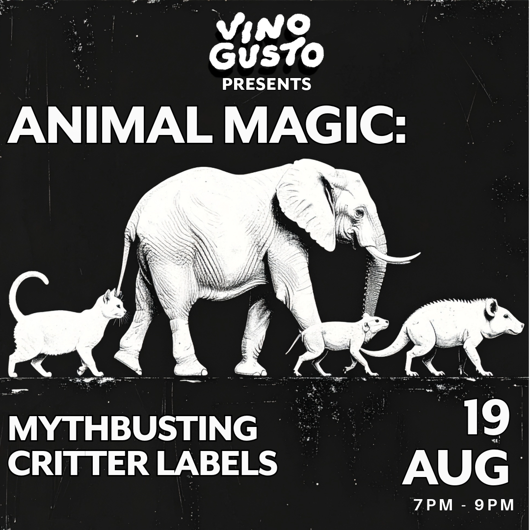 Animal Magic: Mythbusting Critter Labels // 19th August 2026 // VG Tasting Room // 7PM