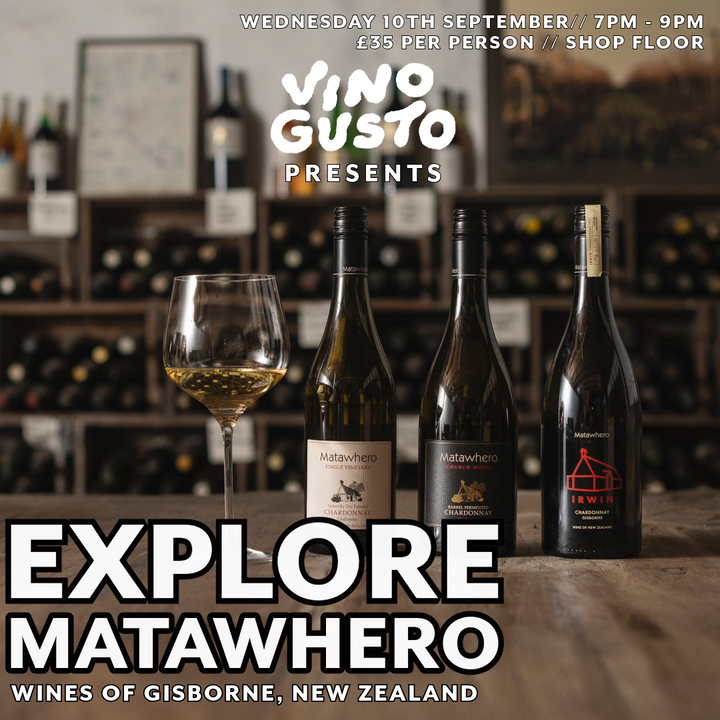 Explore Matawhero Wines // Wednesday 10th September 2025 // Shop Floor Tasting