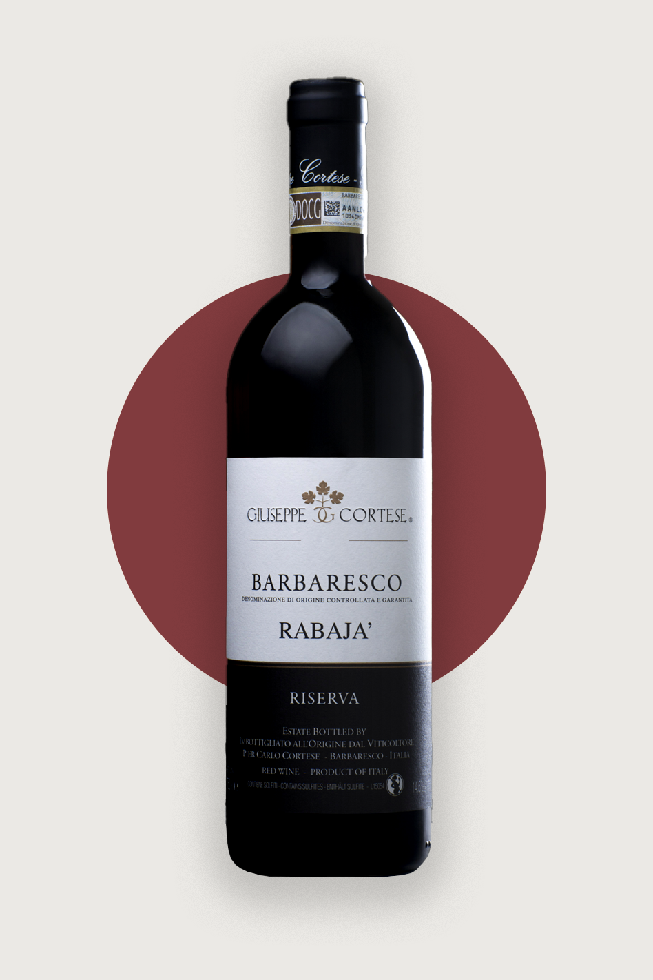 Giuseppe Cortese Barbaresco Rabajà Riserva 2019