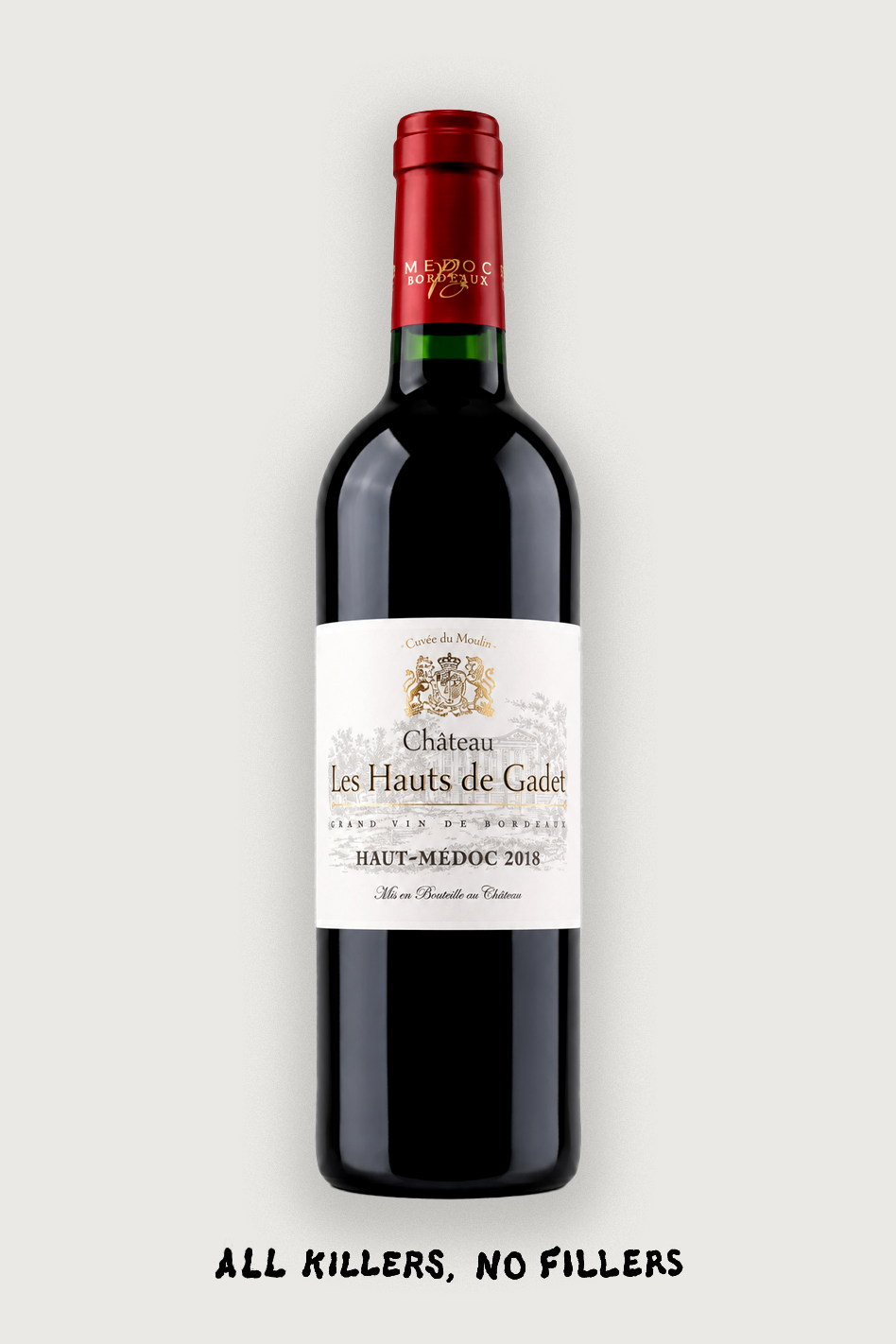 Château Hauts de Gadet Cuvée Moulin Haut Médoc 2018