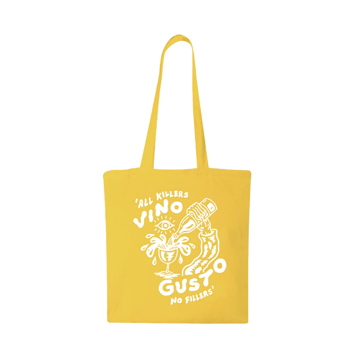 Vino Gusto Tote Bag - Yellow